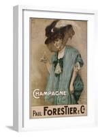 Champagne, 19th Century-Nicolas-Toussaint Charlet-Framed Giclee Print