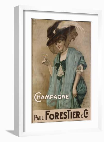 Champagne, 19th Century-Nicolas-Toussaint Charlet-Framed Giclee Print