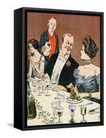 Champagne and Dessert-Axel Thiess-Framed Stretched Canvas