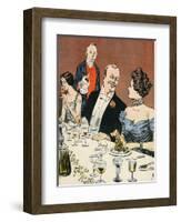 Champagne and Dessert-Axel Thiess-Framed Art Print