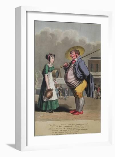 Champagne and Shampoo, 1820s-Theodore Lane-Framed Giclee Print