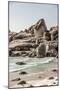 Champagne Beach-Shot by Clint-Mounted Giclee Print