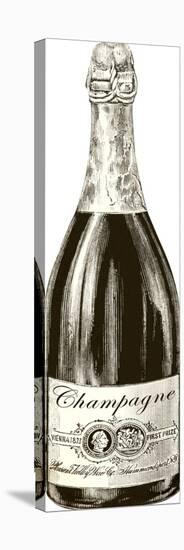 Champagne Bottle-null-Stretched Canvas