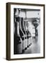 Champagne Bottles in a Row-Walter Bibikow-Framed Photographic Print