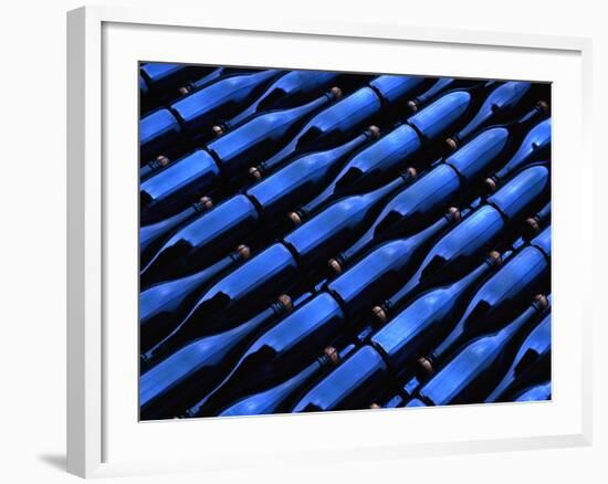 Champagne Bottles Waiting for Labels at Argyle Winery-Charles O'Rear-Framed Photographic Print