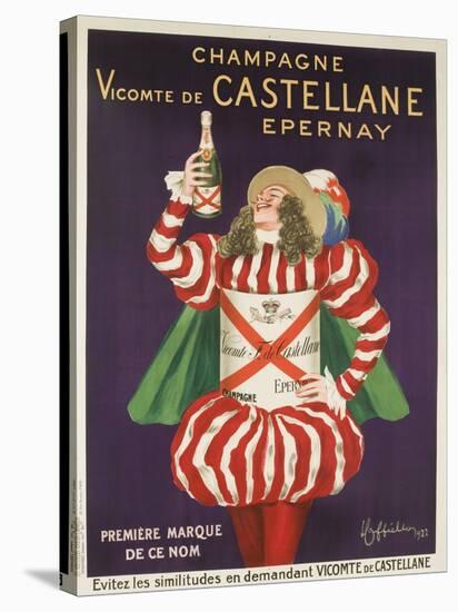 Champagne Castellane French Advertising Poster-null-Stretched Canvas