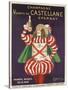 Champagne Castellane French Advertising Poster-null-Stretched Canvas