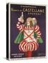 Champagne Castellane French Advertising Poster-null-Stretched Canvas