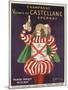 Champagne Castellane French Advertising Poster-null-Mounted Giclee Print