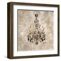 Champagne Chandelier-Marta Wiley-Framed Art Print