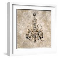 Champagne Chandelier-Marta Wiley-Framed Art Print