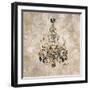 Champagne Chandelier-Marta Wiley-Framed Art Print