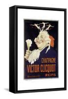 Champagne Cliquot-null-Framed Stretched Canvas