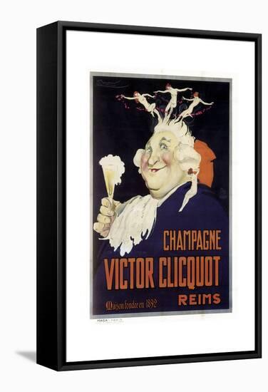 Champagne Cliquot-null-Framed Stretched Canvas