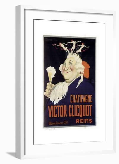 Champagne Cliquot-null-Framed Giclee Print