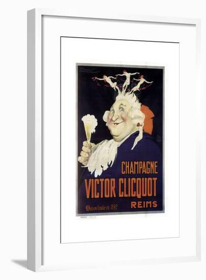 Champagne Cliquot-null-Framed Giclee Print