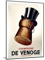 Champagne Cork-Vintage Apple Collection-Mounted Giclee Print