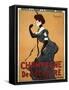 Champagne De Rochegre-Leonetto Cappiello-Framed Stretched Canvas