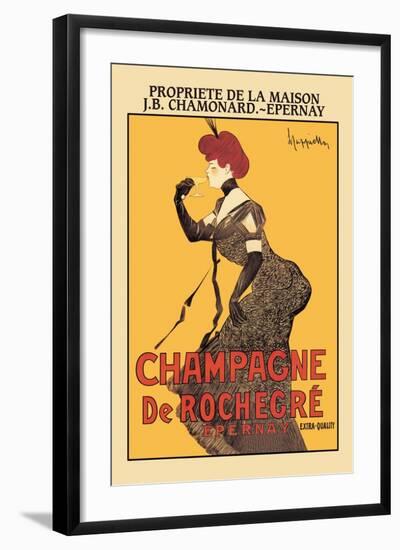 Champagne De Rochegre-Leonetto Cappiello-Framed Art Print