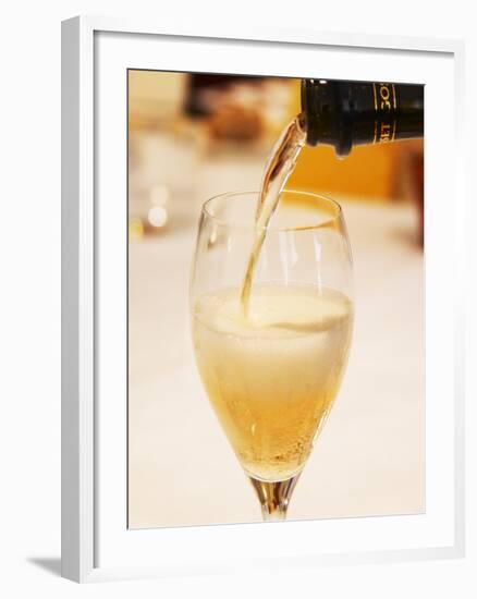 Champagne Flute with Gosset Grand Reserve Champagne, Restaurant Les Berceaux, Patrick Michelon-Per Karlsson-Framed Photographic Print