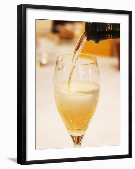 Champagne Flute with Gosset Grand Reserve Champagne, Restaurant Les Berceaux, Patrick Michelon-Per Karlsson-Framed Photographic Print