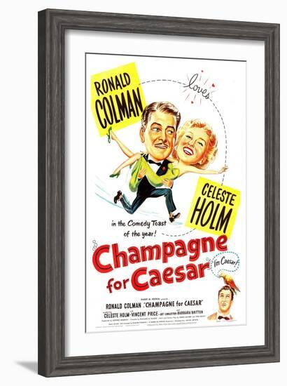 Champagne for Caesar-null-Framed Art Print