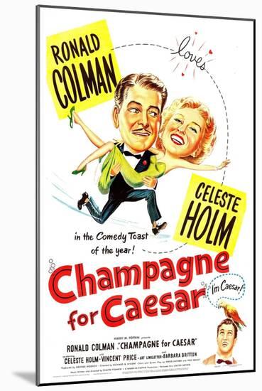 Champagne for Caesar-null-Mounted Art Print