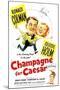 Champagne for Caesar-null-Mounted Art Print