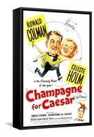 Champagne for Caesar-null-Framed Stretched Canvas