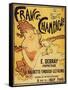 Champagne, France - E. Debray Champagne Advertisement Poster-Lantern Press-Framed Stretched Canvas