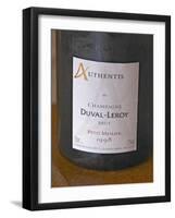 Champagne from Petit Meslier, Brut Millesime, Champagne Duval Leroy-Per Karlsson-Framed Photographic Print