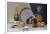 Champagne, Fruit Dessert-null-Framed Art Print