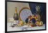 Champagne, Fruit Dessert-null-Framed Art Print