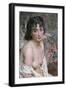 Champagne Girl by Hans Olaf Heyerdahl-Hans Olaf Heyerdahl-Framed Giclee Print