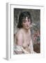 Champagne Girl by Hans Olaf Heyerdahl-Hans Olaf Heyerdahl-Framed Giclee Print