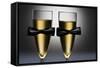 Champagne Glasses with Conceptual Same Sex Decoration-Alfred Cats-Framed Stretched Canvas