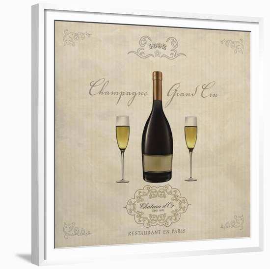 Champagne Grand Cru-Sandro Ferrari-Framed Art Print