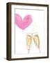Champagne Heart-Lanie Loreth-Framed Art Print