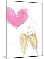 Champagne Heart-Lanie Loreth-Mounted Art Print