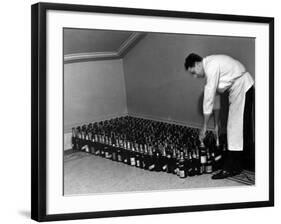 Champagne Hoard-null-Framed Art Print