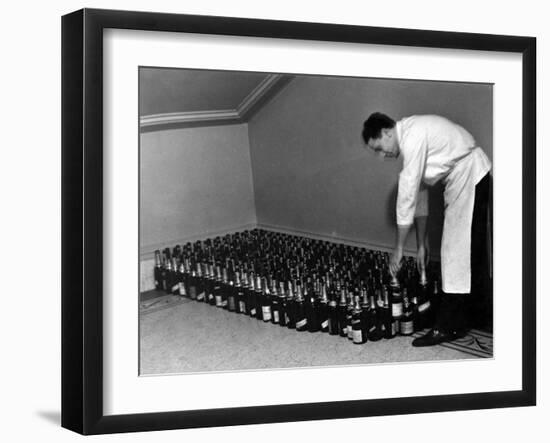 Champagne Hoard-null-Framed Art Print