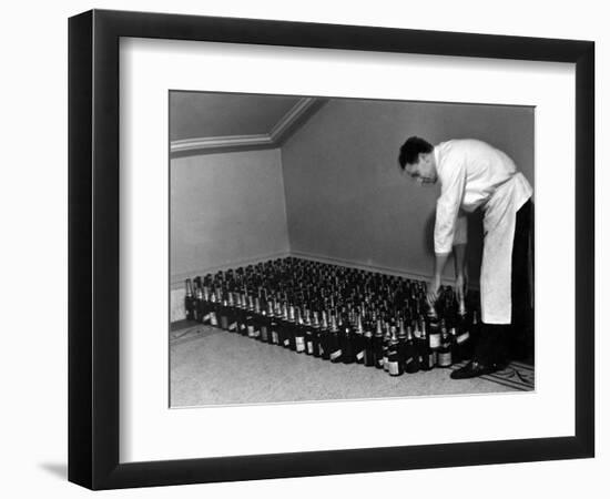 Champagne Hoard-null-Framed Art Print