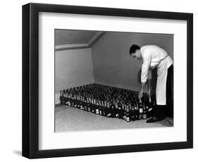 Champagne Hoard-null-Framed Art Print