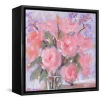 Champagne Pinks-Pamela Gatens-Framed Stretched Canvas