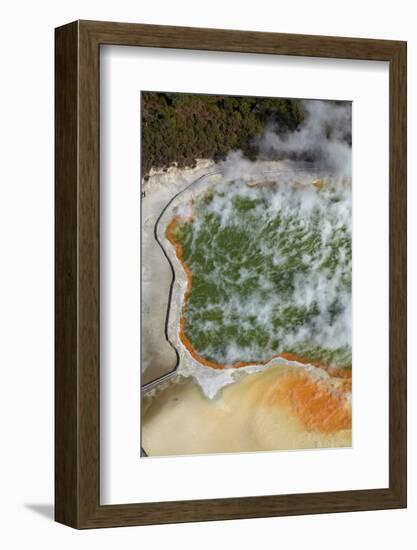 Champagne Pool and Artists Palette, Waiotapu Thermal Reserve, Rotorua, North Island, New Zealand-David Wall-Framed Photographic Print