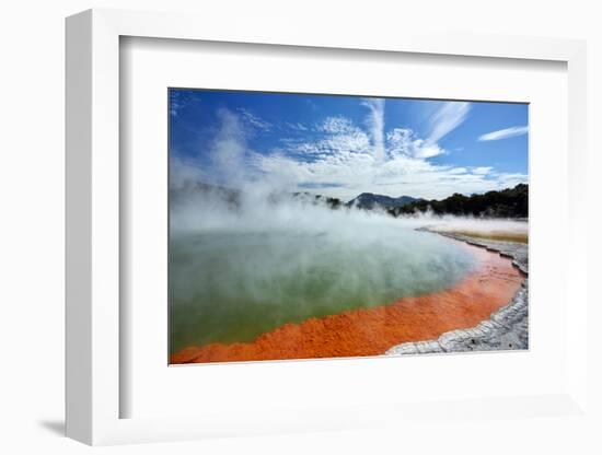 Champagne Pool, Waiotapu Thermal Reserve, near Rotorua, North Island, New Zealand-David Wall-Framed Photographic Print