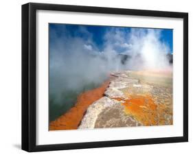 Champagne Pool, Waiotapu Thermal Wonderland near Rotorua, New Zealand-David Wall-Framed Photographic Print