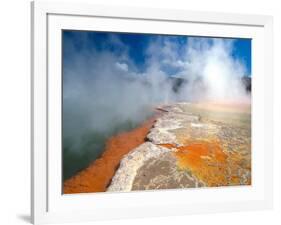 Champagne Pool, Waiotapu Thermal Wonderland near Rotorua, New Zealand-David Wall-Framed Photographic Print