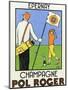 Champagne Practice-Jean-Pierre Got-Mounted Art Print