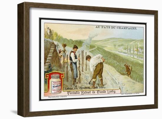 Champagne Production-null-Framed Art Print